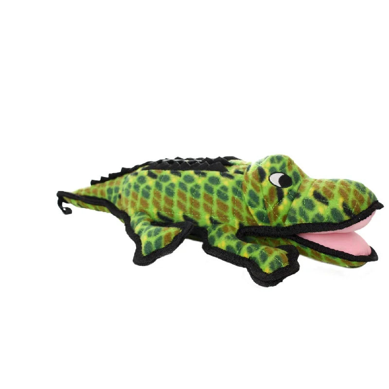 Tuffy Dog Toys - VIP Products - Tuffy Ocean  Alligator, Durable, Squeaky Dog Toy