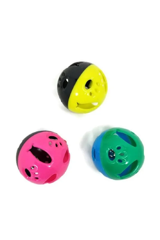 Turbo Plastic Ball Bulk Cat Toy